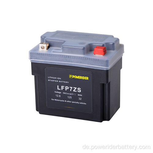 12.8V 3Ah Ytz7s Lithium-Ionen-Motorrad-Starterbatterie